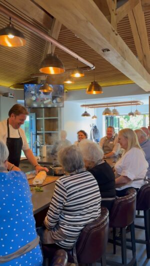 James Martin Instagram - Our favourite moments from the recent Cook with James Martin Experience! 
 
Don’t miss out - sign up for our mailing list to be the first to hear about the next class or explore our other wonderful cookery classes.

#chewtonglen #thekitchenatchewtonglen #jamesmartin #cookeryschool #cookeryclass