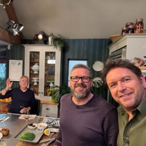 James Martin Instagram - Good times filming!