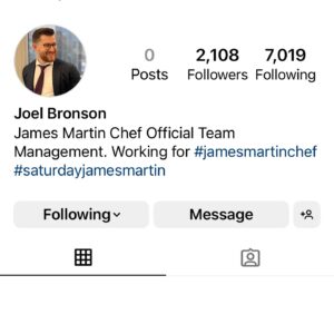 James Martin Instagram - 🚨 FAKES AND SCAMMERS…please read…

I want to say a few important words about scammers….My team and I are seeing increasing numbers of fake ‘James Martin’ accounts, web pages and alleged management/PR Manager accounts. 

My team is blocking and reporting multiple accounts across social media daily. Many have been closed. However, new ones pop up all the time. They scrape images and content from my official accounts, in many cases, in an attempt to look legitimate. The accounts and pages shown here are just a small selection of what we have seen and reported lately. 

As I have posted before…neither my management team or me will ever ask you to follow a ‘private fans page’, target you with requests via comments you leave on posts, ask you to transfer money, send personal information or buy vouchers etc. 

I do not endorse the product shown in the pics here and I do not have a Telegram account or a ‘private fans page’. 

Please only follow my official accounts. My meta accounts have blue ticks and you can check links to all my official accounts via the social media links shown at the bottom of my website. 

Please report and block any accounts or pages with suspicious posts, comments or direct messaging activity. Above all, stay safe and please do not give personal information to accounts like these.
