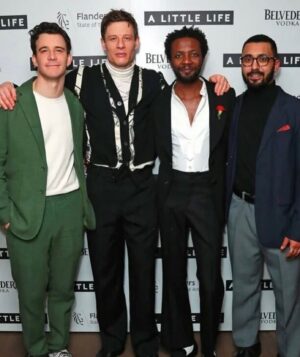James Norton Instagram - Opening night for A Little Life was so special and memorable ❤️ Still reeling from the response. Thank you @wessexgrove for putting on a proper party for us. And thank you to the beautiful @hamyard_hotel for hosting it. Cheers also to @belvederevodka for the delicious cocktails. And finally, massive thanks to @hermes and @rosefordestudio for making me feel oh so chic 💅💥💋 @alittlelifeplay @alittlelifebook @hanyayanagihara @haroldpintertheatre. Beautiful photos by @emiliomadrid 📸
