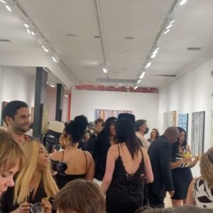 James Pratt Instagram - Wonderful to share Haleh Mashians launch event last night with friends and support this incredibly talented women. Her artwork is incredible.

@mash_gallery @halehmashian
