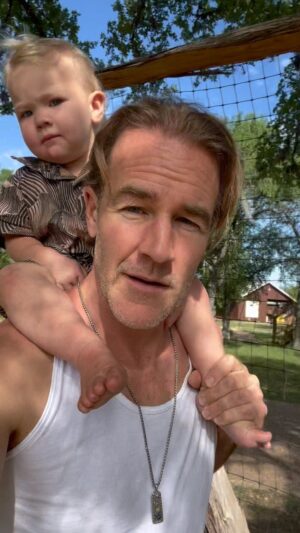 James Van Der Beek Instagram - #Farming for novices.  Is it cost-effective?  No.  But it is priceless.

#ranchlife #homesteading #gardening #cilantro