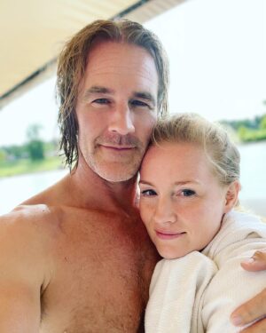 James Van Der Beek Instagram - 13 years ago today we were told that the guy who had come to you in a dream and had given you a wedding date could marry us - that night - in the basement of the Kabbalah Centre in Tel Aviv… on what happened to be the exact date he’d given you in the dream.  We rushed to get ready, had a bunch of people we didn’t know (and a few we did) dance around us, got ambushed by Israeli paparazzi afterwards, then ate at an outdoor Lebanese dive with plastic tablecloths and chairs and amazing food… and we were off.

We’ve gone through success, tragedy, joy, stress, triumph, uncertainty, and through it all… these have been the best years of my life.  Every moment.  Because I have the BEST adventure partner.

Our life is CRAZY right now.  We might be crazier.  And I wouldn’t have it any other way.

I love you.  I celebrate you.  I honor you.

Thank you for everything you are, and everything you bring out in the people lucky enough to be loved by you.

Much, much more to come ❤️