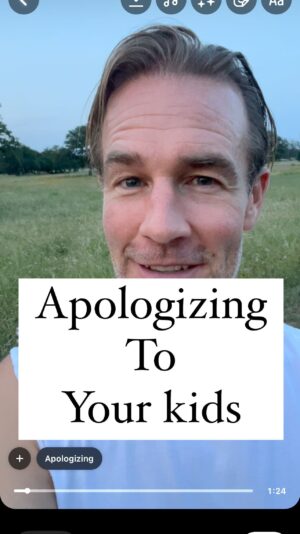 James Van Der Beek Instagram - Perfectionism has been one of the trickiest hangups I’ve had to wrestle with.  It’s no fun.  Who better than you to show your kids the beauty in not being perfect?

#parenting #parentingtips #apologizing #parentingadvice #takeyourvictorieswhereyoucangetem