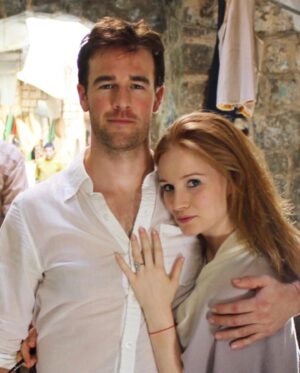 James Van Der Beek Instagram - 13 years ago today we were told that the guy who had come to you in a dream and had given you a wedding date could marry us - that night - in the basement of the Kabbalah Centre in Tel Aviv… on what happened to be the exact date he’d given you in the dream.  We rushed to get ready, had a bunch of people we didn’t know (and a few we did) dance around us, got ambushed by Israeli paparazzi afterwards, then ate at an outdoor Lebanese dive with plastic tablecloths and chairs and amazing food… and we were off.

We’ve gone through success, tragedy, joy, stress, triumph, uncertainty, and through it all… these have been the best years of my life.  Every moment.  Because I have the BEST adventure partner.

Our life is CRAZY right now.  We might be crazier.  And I wouldn’t have it any other way.

I love you.  I celebrate you.  I honor you.

Thank you for everything you are, and everything you bring out in the people lucky enough to be loved by you.

Much, much more to come ❤️