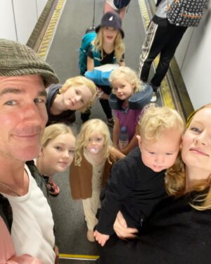 James Van Der Beek Instagram - I used to say that vacations with kids are vacations FOR kids - not for you.  Because they require a certain surrender of your own agenda, your own comforts, even your own desires.

But it struck me today, as @vanderkimberly and I were managing more tiny humans than I’d previously thought possible… that any excuse for single-minded focus on those you love most really IS a vacation: From all the stresses and “priorities”constantly nipping at the back of my consciousness, vying for my attention.

It make sense if you don’t think about it too much.

But it did make me happy today.

#parenting #parenthood #optimism #vacation