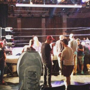 James Willems Instagram - Good night for a Power Bomb #BarWrestling #foot