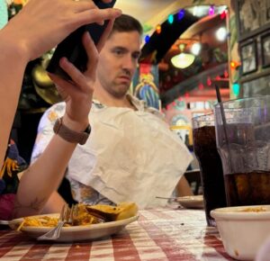 James Willems Instagram - Well, we've marked another novelty restaurant off our "Eat at every novelty restaurant at Universal City Walk" list and can confirm that when you're a Buca di Beppo you're family (style). Did we have to order every entree as a large? No. Did we have to request the "romance room" after already having been seated at another table? No. Did we have to speak in thick mafioso accents? Absolutely not. But we did. And it was a night we'll never forget, because of it.

City Walk Dining Checklist 
- Toothsome Chocolate Emporium ✅ 
- Margaritaville ✅ 
- Bubba Gump Shrimp ✅ 
- Bucca di Beppo ✅