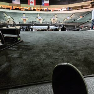 James Willems Instagram - Pretty nice view for #aewdynamite last week. #feet