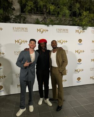 Jamie Chung Instagram - The amount of talent in front and behind the camera @emperorofoceanpark is next level. @shermanpayne @johnwellsproductions @mgmplus @amazonmgmstudios @wbpictures 🙌🏽🙌🏽🙌🏽 thank you @saintasylum @makeupbyasem