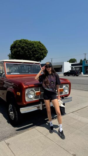 Jamie Chung Instagram - Affinity for the all things ginger. Vintage and runs great! 🛻
