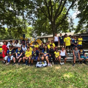 Jamie Colleen Instagram - Kicking off the first week of my Summer Camp Series at @thelighthouse… LITERALLY! 💪😆

 The kids were engaged, respectful, and we had a blast!  See ya next week! ⭐️

 #thelighthouse #summercamp #strongertogether