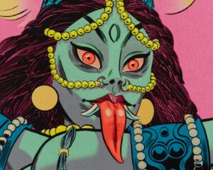 Jamie Hewlett Instagram - Kali transcends good and evil, she’s the divine mother.