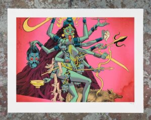 Jamie Hewlett Instagram - Kali transcends good and evil, she’s the divine mother.