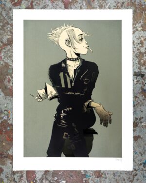 Jamie Hewlett Instagram - The original Tank Girl existed only on paper. She got lost, but I’ve brought her back.