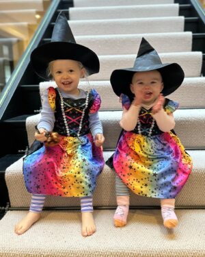 Jamie Jewitt Instagram - Happy Halloween from our two little witches 🎃👻♥️