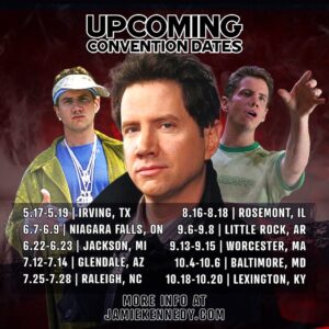 Jamie Kennedy Instagram - Let’s make a memory before the Apocalypse Cuuuu! I’m booked and cooked for the rest of the year. Between cons and comedy, radio and some TV guestys, I don’t have a day of till 🦃 day. Then I’m gonna take a phat break. Go to my website to see if you wanna join me. This weekend @texasfrightmareweekend one of the biggest in the 🌎 🙏.