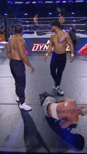 Jamie White Instagram - So much for the Bang Bang Scissor Gang! #AEWDynamite #AEWBigBusiness