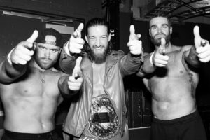 Jamie White Instagram - BANG BANG GANG // COLLISION COWBOYS // GUNNS UP
.
Bullet Club Gold made alot of noise in 2023.  What’s next for the Collision Cowboys? Will they align with The Acclaimed & form the Bang Bang Scissor Gang?  Will they become the NEW ROH Trios champions tomorrow night?! 
AEW Dynamite is live tomorrow night from @NChasColiseum | N. Charleston, SC!
LIVE 8pm ET/7pm CT| TBS