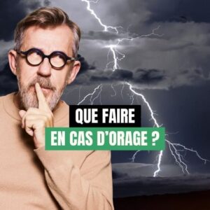 Jamy Gourmaud Instagram - On vous a sûrement dit de ne pas rester sous un arbre en cas d’orage... Mais que faire alors ? @jamygourmaud nous éclaire ⚡ 
.
.
.
#Epicurieux #Jamy #vulgarisation #meteo #orage