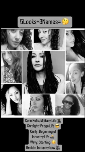 Janab Kareem Instagram - When you are taking a break from your lines🎞️… you come up with .. #Looks #Hair #style #multiracial #girl #mixy #expression