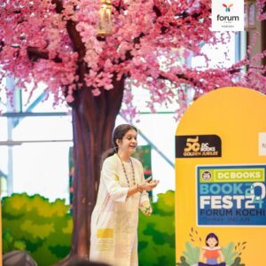 Janaki Sabesh Instagram - Indulekha Warrier and Janaki Sabesh brought stories to life at the DC Books Fest!
The children who attended had an unforgettable time, filled with wonder and joy.

 #DCBooksFest #StorytellingMagic #forumkochi