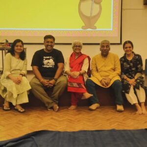 Janaki Sabesh Instagram - A new generation, A classic tradition- Our recent partnership with the Goethe Institut led to an unforgettable session brimming with laughter, rhythm, and sweet nostalgia. 

Janaki Sabesh (@maajanaki ) had the little ones dancing and singing to the timeless melodies of Karadi Tales, while Muralikrishnan (@drumsmurali )enchanted them with his captivating tunes and charming instruments. 

A new generation discovered the timeless magic of old Karadi rhymes, with some kids already familiar and others eagerly picking them up along the way!

#karaditales
#karadithebear
#goetheinstitutchennai
#karadirhymes #musicalevent #musicandstories #kidsaudiobooks #childrensbooks #childrenspublishing #childrensevents #indianchildrensliterature