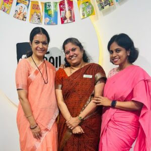 Janaki Sabesh Instagram - Celebrating World Mother Language Day at @liltrails with Master Storyteller @maajanaki narrating beautiful tales from @tulikabooks and strung with songs by @sudharajadr ‘s Sargam choir that left the kids and parents mesmerised. 
.
.
.
.
[story, storytelling, songs, children, events]
.#storytelling #stories #kids #children #events #storytelling #eventsforchildren #liltrails #lilstories #songs #chennaievents #chennaiparents #parenting