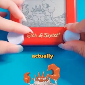 Jane Labowitch Instagram - 🍪🍪🍪🦀

#etchasketch #kingler #kinglerart #etchasketchart