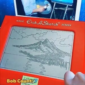 Jane Labowitch Instagram - Bob Ross RETURNS this Wednesday on ⏰äpp LIVE at 2pm ET. 🎨☺️🌲 Make sure to join me there if you'd like to watch me flailing in real time - otherwise episode 6 will be debuting later this month! ❤️

 #etchasketch #etchasketchart #bobross