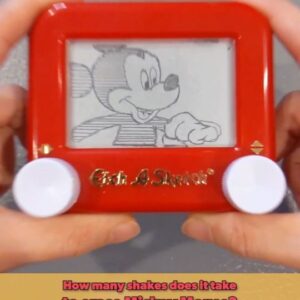 Jane Labowitch Instagram - ⏳ Slow motion Mickey erase ⏳

How many shakes did you think it'd take? 👀 It takes way less shakes when you flip the Etch A Sketch onto its belly!

#etchasketch #mickeymouse #mickeymouseart #etchasketchart