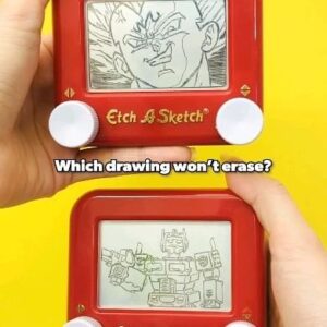 Jane Labowitch Instagram - 🥊 Vegeta vs Optimus Prime 🥊

Drop a 🧠 in the comments if you guessed correctly! Head to my 🔗🌳 to see how I make my art permanent. The winning drawing is available for $150, DM if interested 👀

#etchasketch #etchasketchart #vegetaart #majinvegeta #optimusprime #optimusprimeart