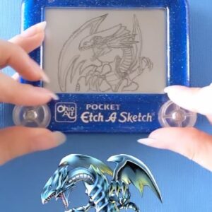 Jane Labowitch Instagram - I spent way too long editing this help lol #imlookingforamaninfinance #blueeyeswhitedragon #kaiba #etchasketch