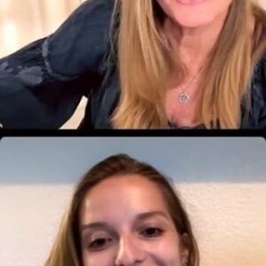 Jane Sibbett Instagram - Teeny tiny hello from my daughter V and me. Not quite a full As the Crow Flies Chat, but a four hankie few minutes, nonetheless. This mama is emotional (sorry/not sorry) for good reason. Are you a weepy one? Does it run in your family like it does in mine? The world is wild. And it makes it extra hard for this mama to be so far from my kids & grandkids. Are you with the ones you love? Free hugs wherever you run in the emotional spectrum. Love to all. Peace to the world. #love #family #hugs #peace #asthecrowflies #surprise #questions #chat #friends Yes, still locked out of FB