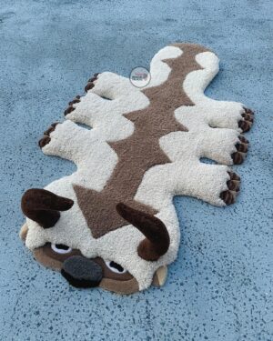 Janet Varney Instagram - REPOSTING @chrystalchristie !! 
“☁️ APPA YIP YIP ☁️

here’s a bit of the behind the scenes of how i made my Appa rug 🐑

the engineering that went into the horns alone was enough to melt my brain but goood lord am i happy they turned out how i saw in my head 😅

this is rug number 300! that’s so insane to me but here’s to many more to come 😁

[DO NOT REMAKE - this is an original fan art design created by myself thank you] “

#redbackrugs #goruggirlgo #rugmaker #tufting #tufted #rugtufting #appa #avatar #avatarthelastairbender #atla #apparug #atlafanart #rugwool #allthingseffy #appalove #extralongpile #longpile #tuftinggun #tuftedart #carpet @avatarthelastairbender