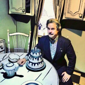 Janie Haddad Tompkins Instagram - Happy birthday to Paul F. Tompkins, my ride-or-die. LET THE BIRTHDAY WELL WISHES COMMENCE!!! ❤️🐐🎂