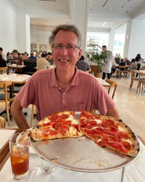Janie Haddad Tompkins Instagram - My cousin Nick Haddad, a butterfly scholar, treating me and our cousin Annie to fancy lunch while he’s in Los Angeles after a week on Catalina Island for science communication! 🦋