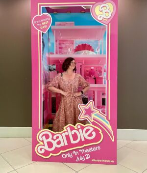 Janie Haddad Tompkins Instagram - lol I can finally post this from July! Loved the #BarbieTheMovie this summer between picketing!