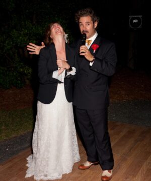 Janie Haddad Tompkins Instagram - Photo essay of 14 years from the day of this photo. Happy anni, PFT!