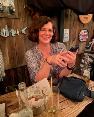 Janie Haddad Tompkins Instagram - Being around friends lately is kinda getting me through the 2023 of it all! Stay hydrated, stay connected. 🫠