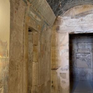 Janina Ramirez Instagram - Back from SUCH an exciting trip to Egypt! New conservation work has revealed such extraordinary colours in Karnak Temple. The original paint was so vibrant. A reminder that the past was full of colour.