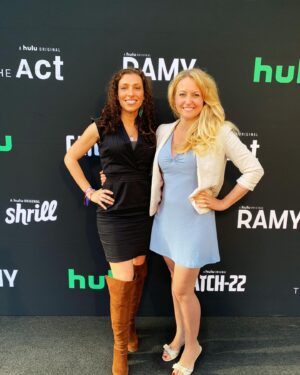 Janine Gateland Instagram - Long overdue photo of me and @sandydelightful at The Emmy Contenders. What a great day!
