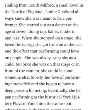 Janine Gateland Instagram - Another wonderful article on my role as Becky in the awesome tv show ‘Illville’. @illville_artbytrade @brittanychrishawn @ausarmoore