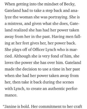 Janine Gateland Instagram - Another wonderful article on my role as Becky in the awesome tv show ‘Illville’. @illville_artbytrade @brittanychrishawn @ausarmoore
