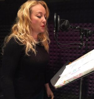 Janine Gateland Instagram - Finally recording my commercial voiceover reel after many months delay. Coached by the very talented @thatssocravens