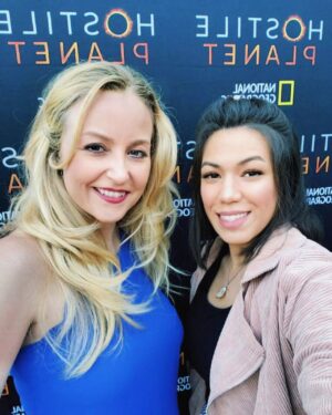 Janine Gateland Instagram - Fun night with @smoochapoochie at the National Geographic’s Contenders Showcase for the #emmys with #deadlinehollywood hosted by legendary #morganfreeman
