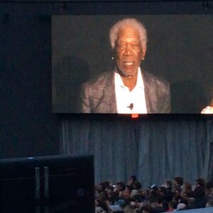 Janine Gateland Instagram - Fun night with @smoochapoochie at the National Geographic’s Contenders Showcase for the #emmys with #deadlinehollywood hosted by legendary #morganfreeman