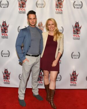 Janine Gateland Instagram - Attending a screening at Grauman’s Chinese Theater in Hollywood for #goldenstatefilmfestival. I was honored to be apart of the movie ‘Covert Activity’. Such talented filmmakers and actors. Our Director and creator Fiona Lincke is amazing! At @rip_roarer_prods