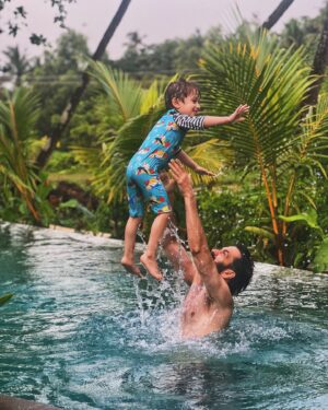 Jankee Parekh Instagram - Susegad Max whilst listening to Frank Sinatra & Anuv Jain, chomping on poi and some chocolate cake, drinking some local beer and hanging out with some fav peepz celebrating life and a birth day at the gorgeous and serene @lussostays_ 

Much like home away from home but home 💚