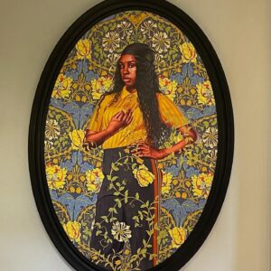 Janna Levin Instagram - Amazed on my first day back to campus in eons to see these two stunning @kehindewiley portraits in Barnard’s beautiful Milbank Hall. So proud and honored. (Also, spotted Kehinde at the fantastic Moses Sumney opening this weekend @pioneerworks .) Art and science must triumph in these troubled times
